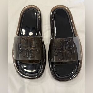 Tory Burch Black Slide Sandals